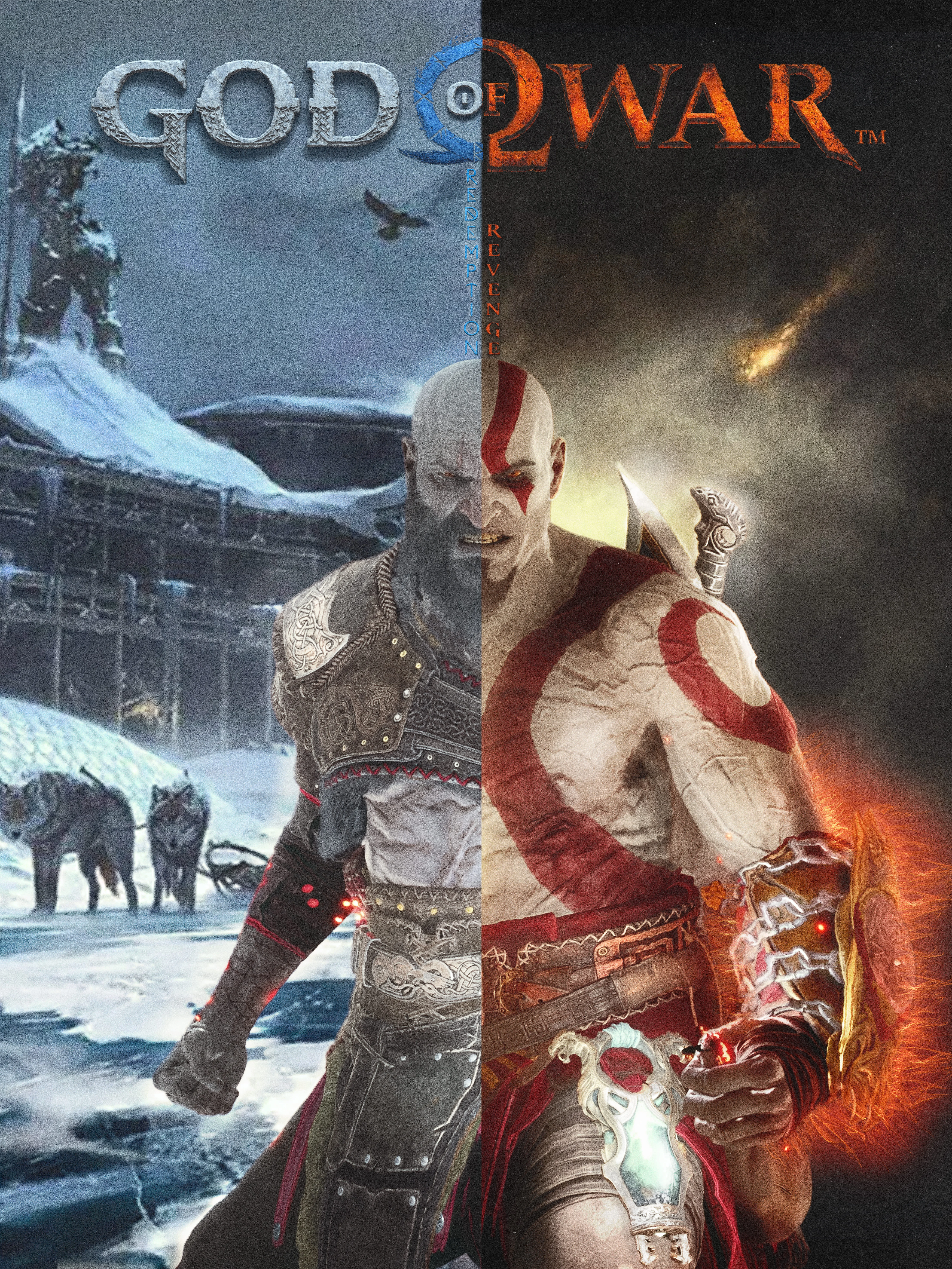 Kratos: God of War Poster